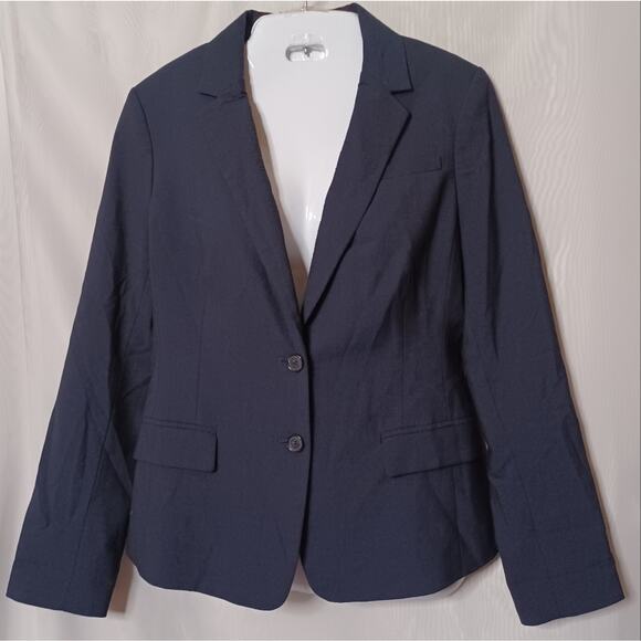 Banana Republic Jackets & Blazers - BANANA REPBULIC Dark Blue Wool Single Breasted Blazer.  8P